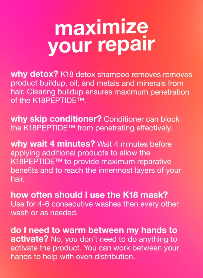 Leave-in molecular repair hair mask (10)